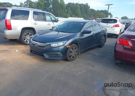 2016 Honda Civic Lx из США, поврежденный, VIN 19XFC2F5XGE026865